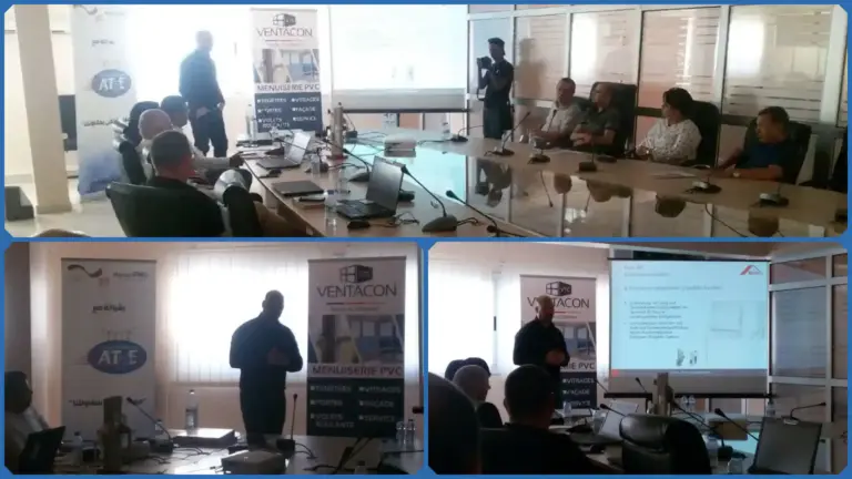 اللقاء التحسيسي حول : أهمية استعمال pvc مع خبراء الألمان